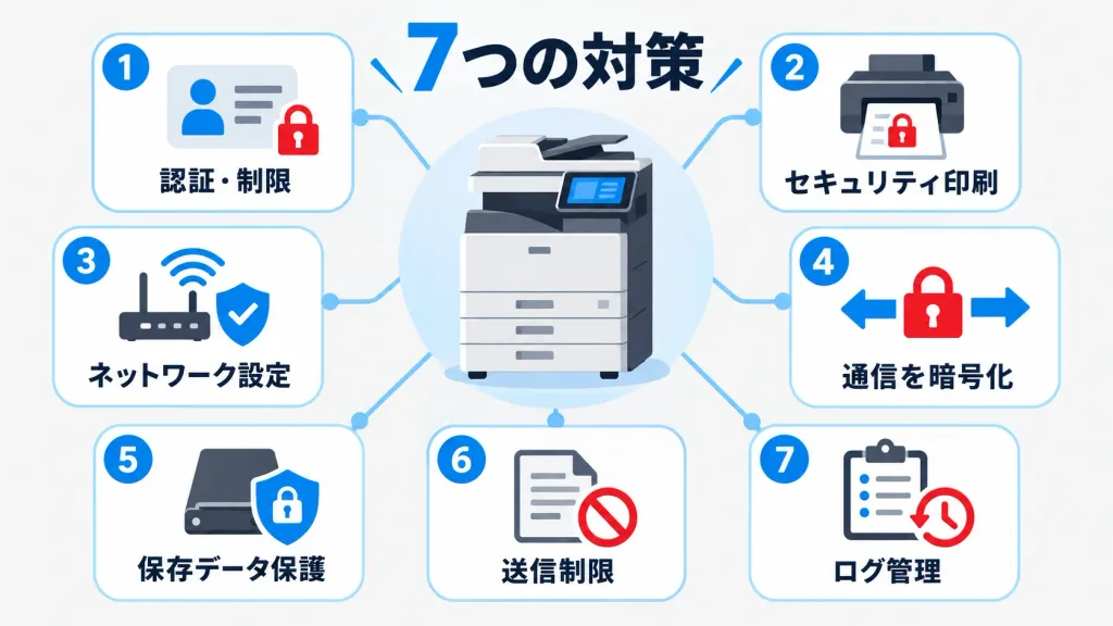 複合機にはどのようなセキュリティ対策が必要?