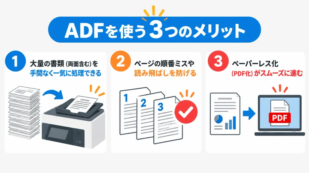 ADFを使う3つのメリット